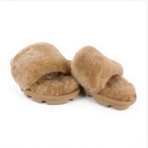 Cozette Genuine Shearling Slippers – Women’s Size 8